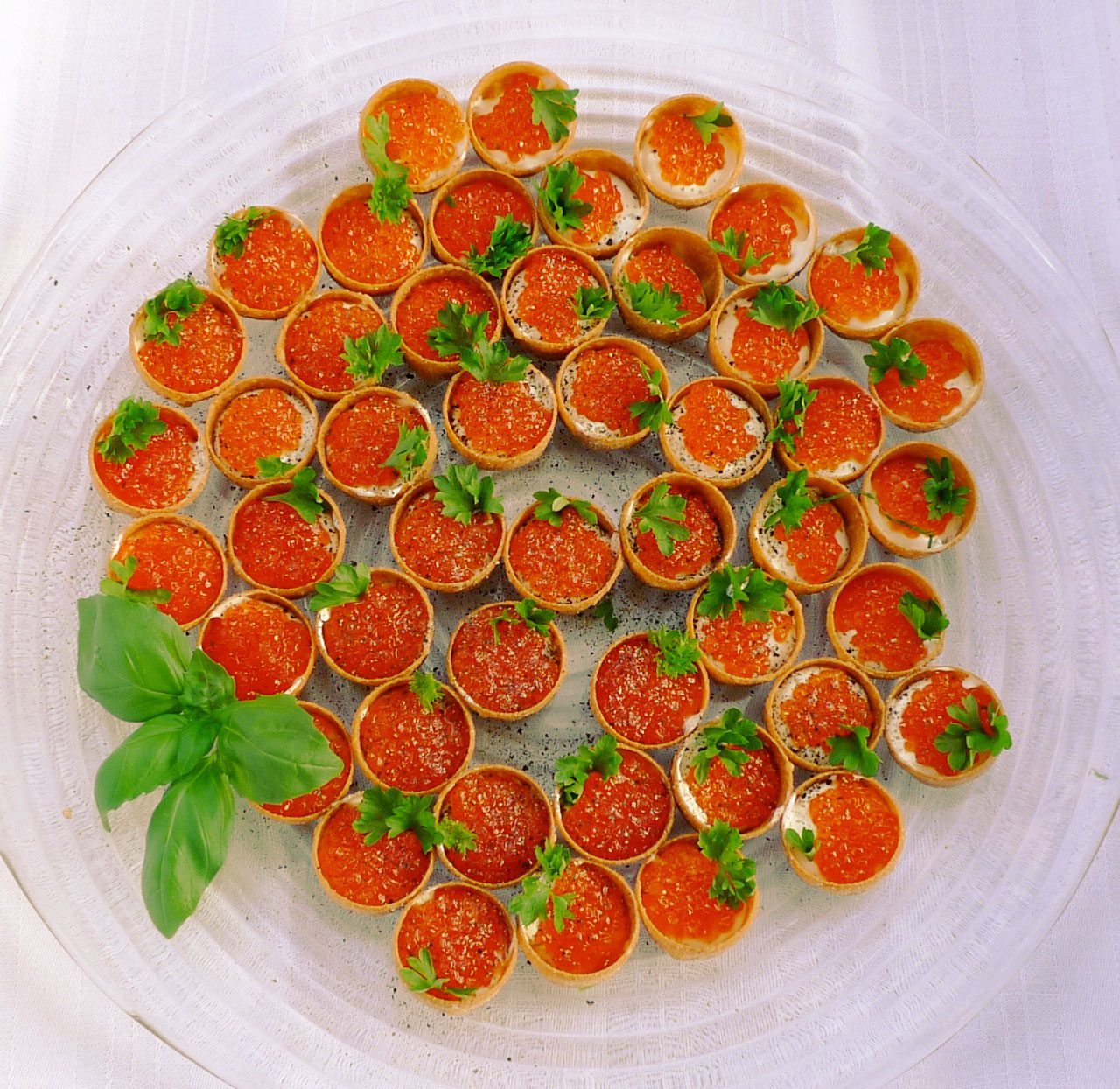 тарталетки с икрой